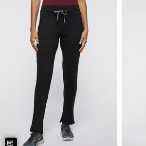 Jaanuu Women's Cargo Scrub Pant SPINryx Black XXS